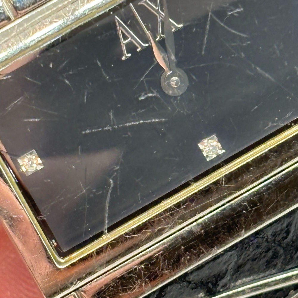 Armani Exchange Wide Bracelet Rectangular Watch - image 4